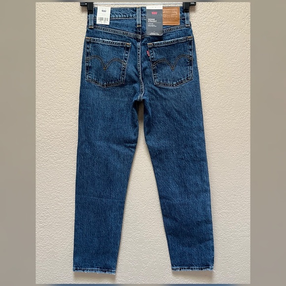 Levis Wedgie Straight Fit Women’s Jeans Unstoppable Wear Color Size 23x28 - Picture 5 of 11